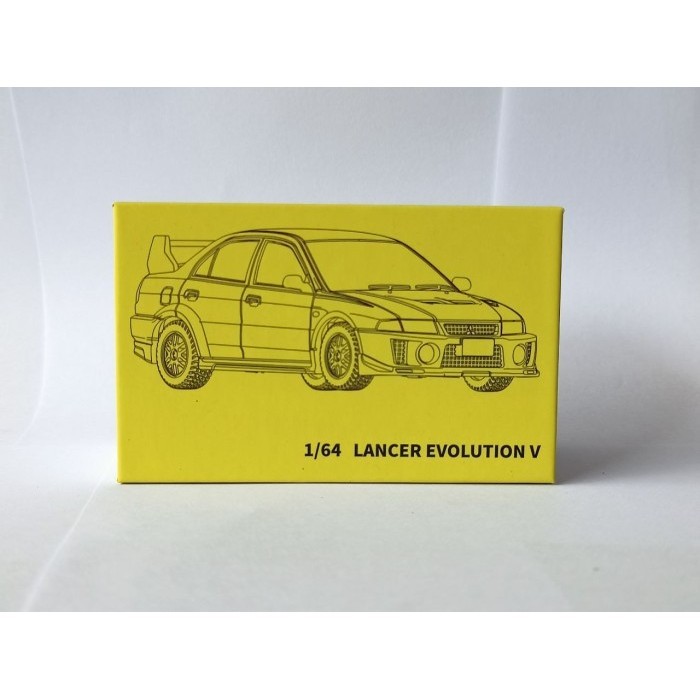 Ane Diecast Mobil Lancer Evolution V Kuning Miniatur Mobil Sport Murah