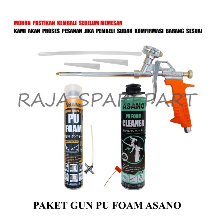 :::::::] PAKET GUN PU FOAM ASANO/SPRAYER GUN/PU FOAM SEALANT/PU FOAM CLEANER