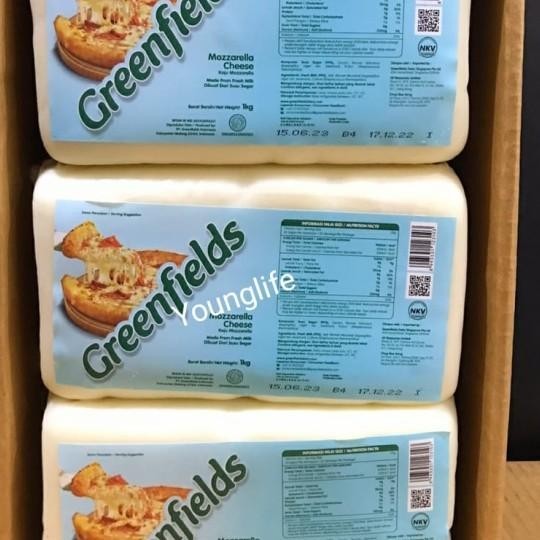

Mozarella Cheese Greenfields / Keju Mozarella Greenfields 1Kg