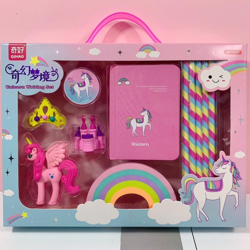 

Super Sale Alat Tulis 1 Set Karakter Unicorn 8In1 - Stationery Set Kids Premium Sale