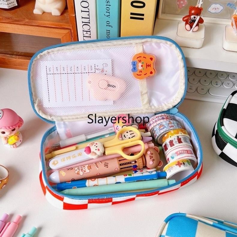 

fh-46 Kotak Pensil Sleting Korea Aesthetic Lucu Import / Tempat pensil / Premium / Kotak-kotak / Ritsleting / Kompartmen / Imut / Imut / kelinci / kelinci / beruang Hemat