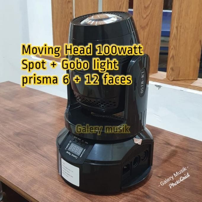 Moving Head Beam 100Watt Spot, Gobo, & Prisma Power 150Watt