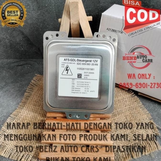 Ballast Hid Xenon W212 E250 E300 Mercedes Benz Modul Lampu W212 Ori