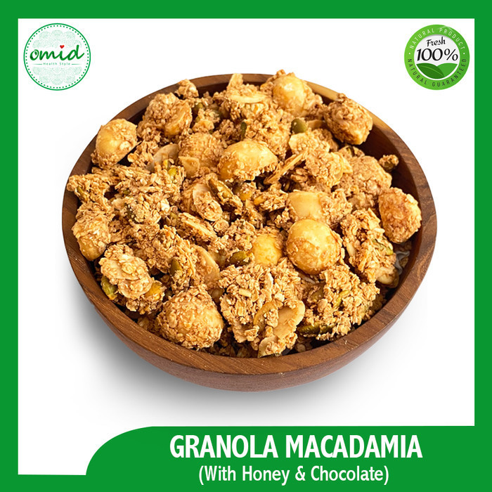 

Granola Macadamia Honey & Chocolate No Sugar 500gr K02