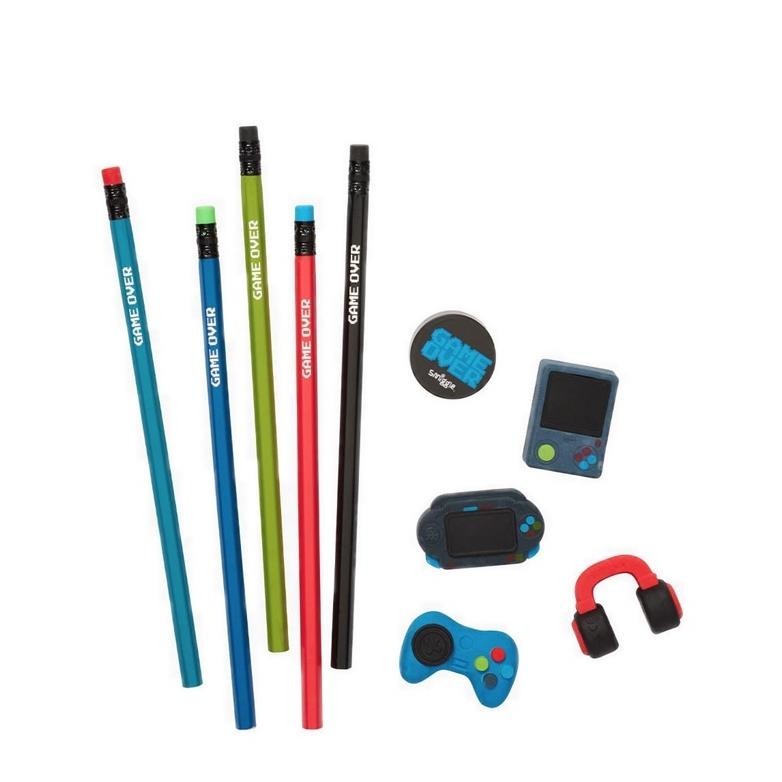 

Mumer Smiggle Pencils & Erasers Game Set - Igl479381Blk Promo