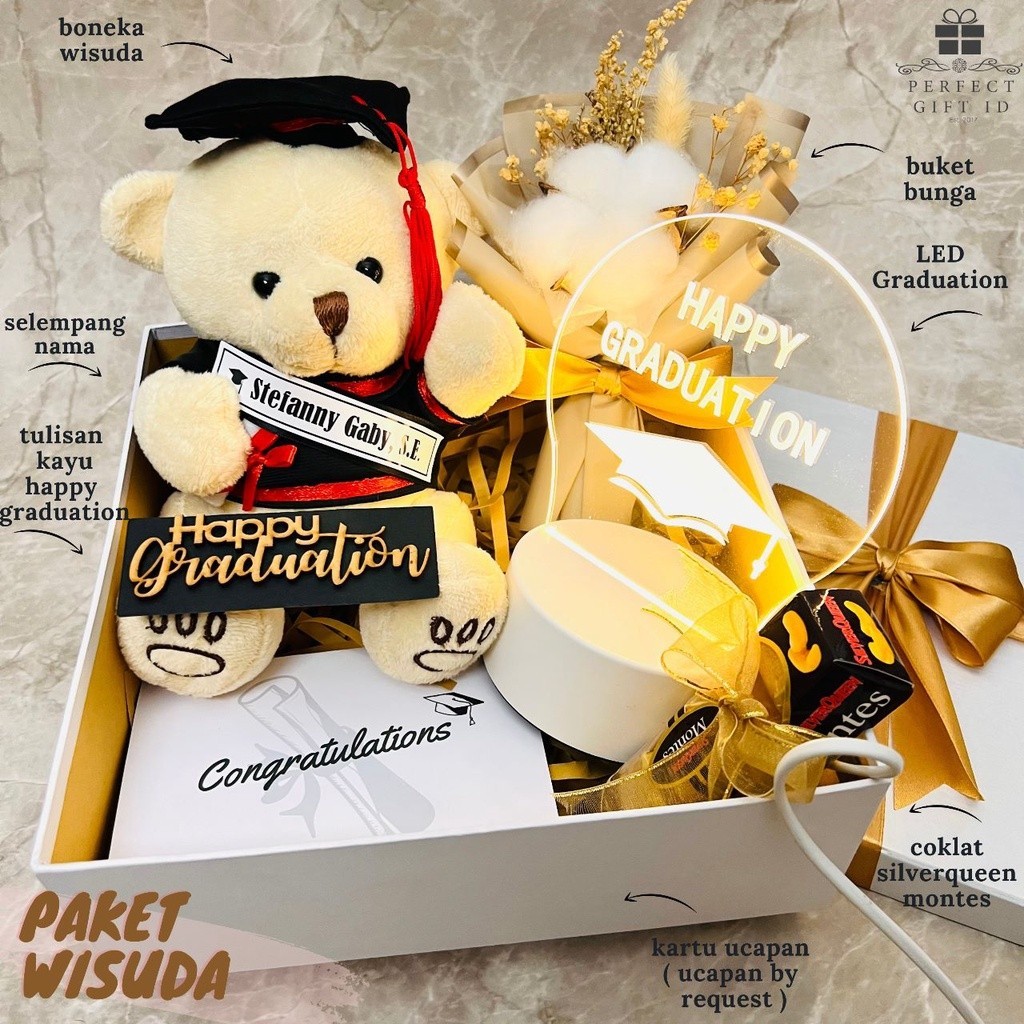 

HADIAH WISUDA / KADO WISUDA / HAMPERS WISUDA / HAMPERS GRADUATION / GIFT BOX WISUDA / KADO SIDANG /