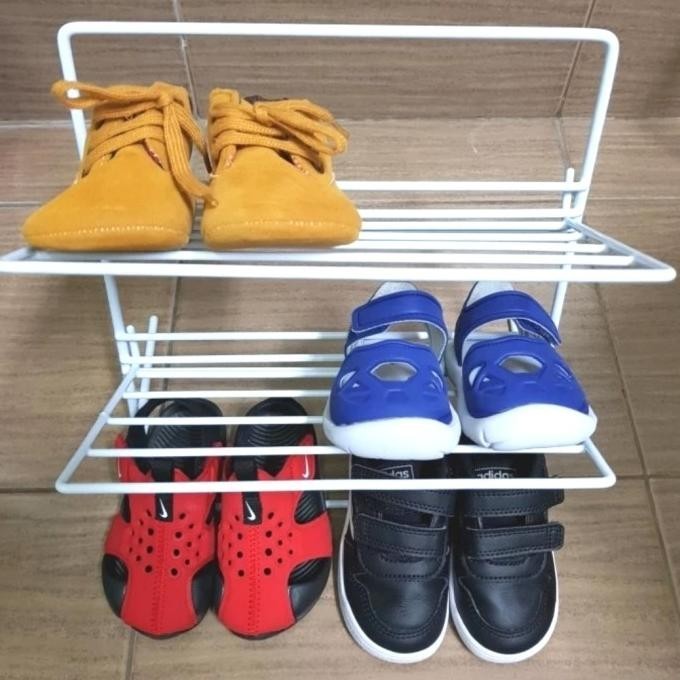 TEMPAT SEPATU MINI BAYI BABY RAK SUSUN LEMARI SANDAL LIPAT