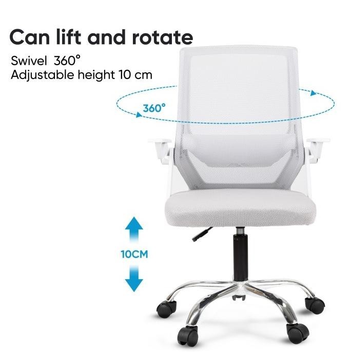 Deli Office Chair / Kursi Kantor / Kursi Kerja Sandaran Tangan E4931
