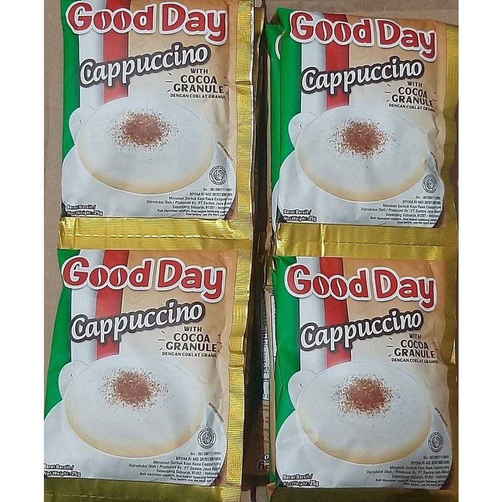 

PROMO CUAN Good Day Cappuccino 10 Sachet 25 gr /E13