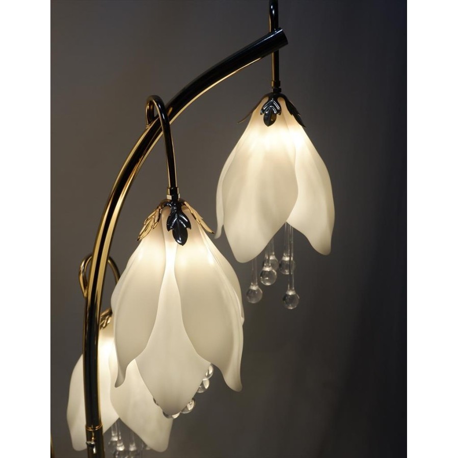 "'''] LUCRECIA Standing Led Tulip Crystal Lampu Hias Dekorasi Pelaminan