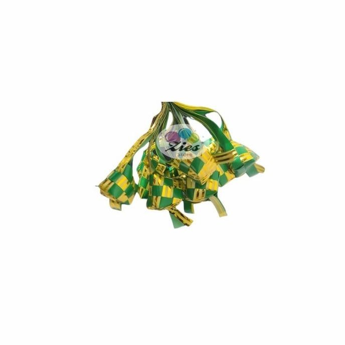 

$$$$] hiasan idul fitri ketupat / hiasan parcel lebaran ketupat plastik mini