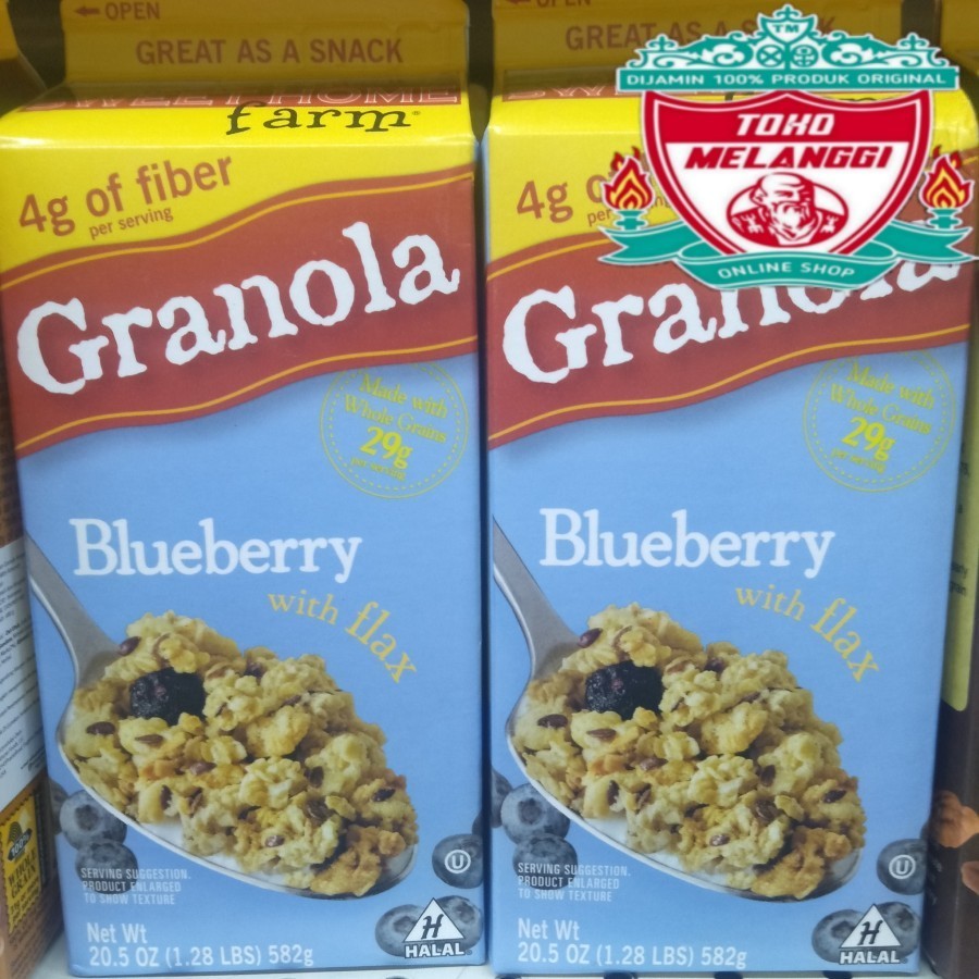 

Sweet Home Farm Granola Blueberry With Flax 582 gr | Import