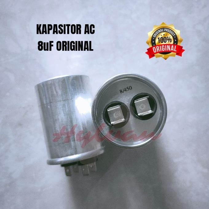 Kapasitor Ac Daikin 1/2 Pk 8Uf Original