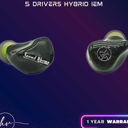 Sound Rhyme Sr5 4Ba + 1 Dynac Driver Hybrid Earphone