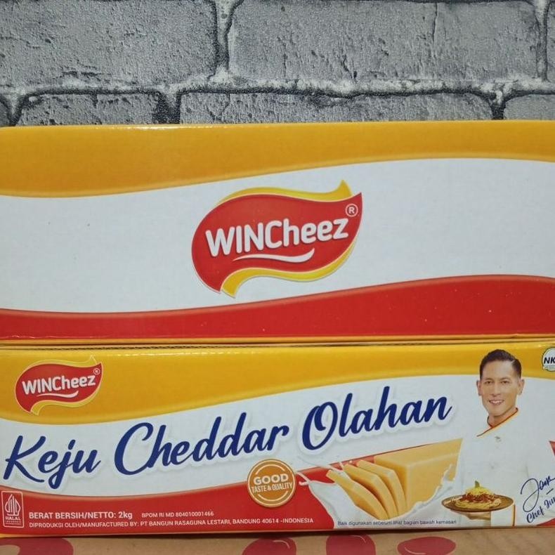 

(DISKON) Wincheez Cheddar olahan 2kg/Keju Cheddar wincheez 2kg