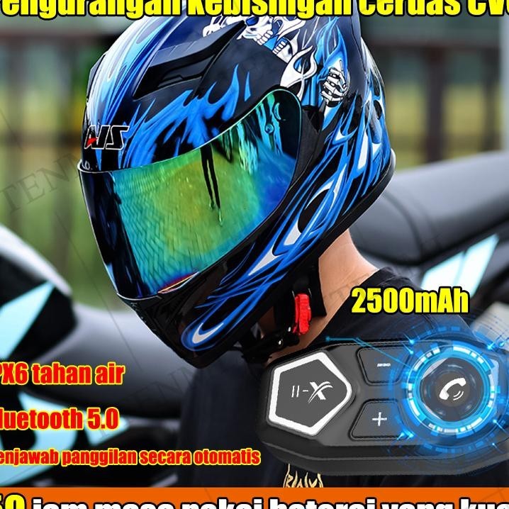 Gurangan Kebisingan Bluetooth 5.0 Dapat Digunakan Selama 50 Jam Headset Bluetooth Helm Headset Helm 