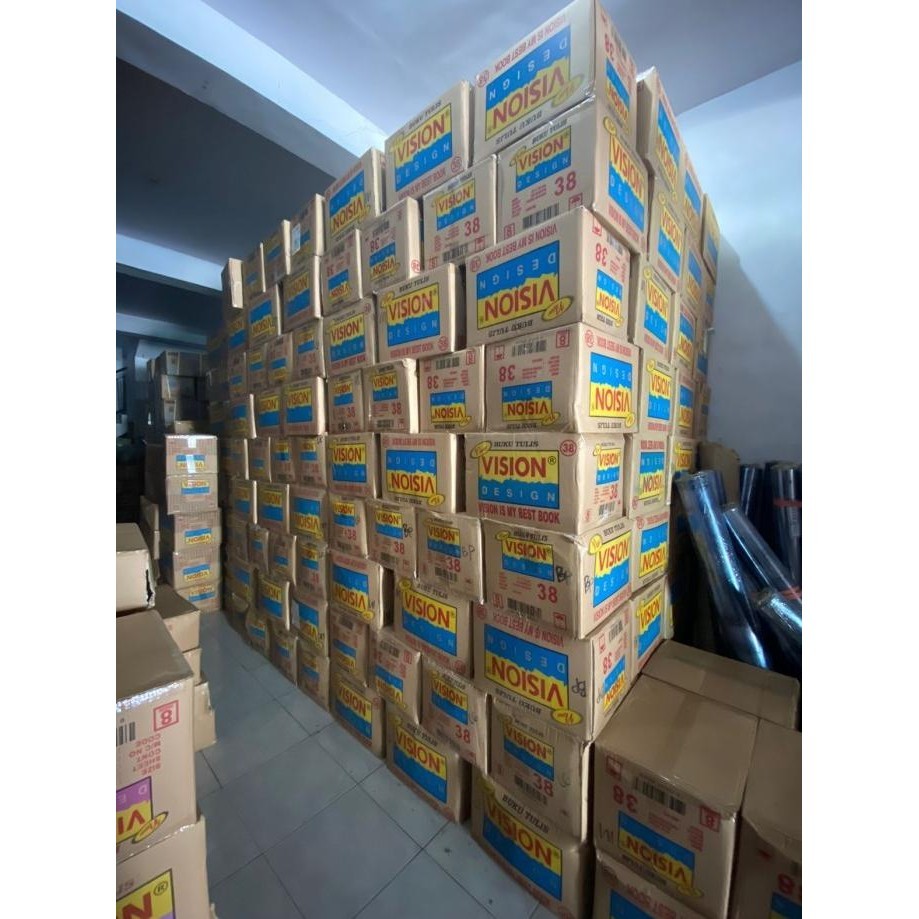 

Buku Tulis VISION 38 lembar 1 pak (isi 10 buku) / SD / SMP MURAH BAGUS