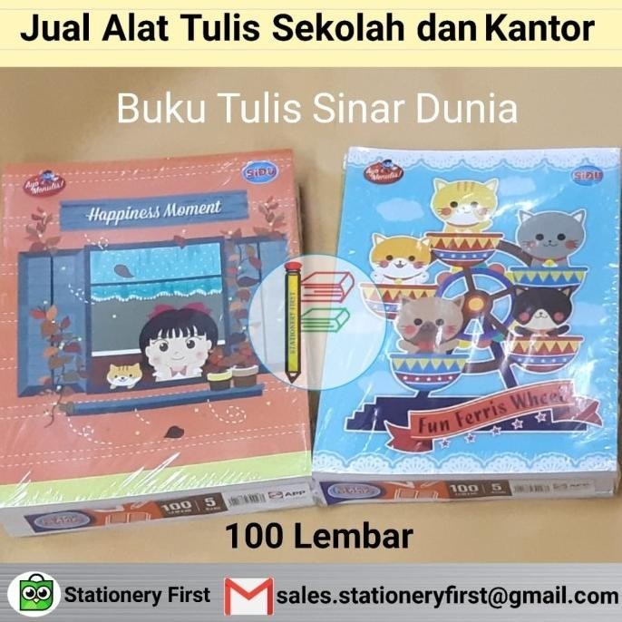 

Buku Tulis Sinar Dunia SIDU 100 Lembar 5 Buku