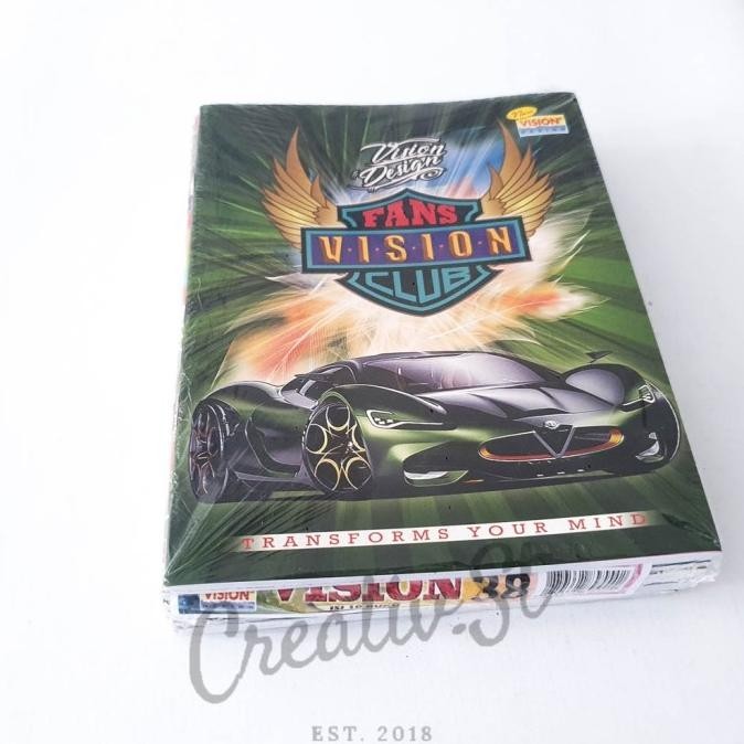 

Buku Tulis 38 Lembar (10 Pcs) Vision