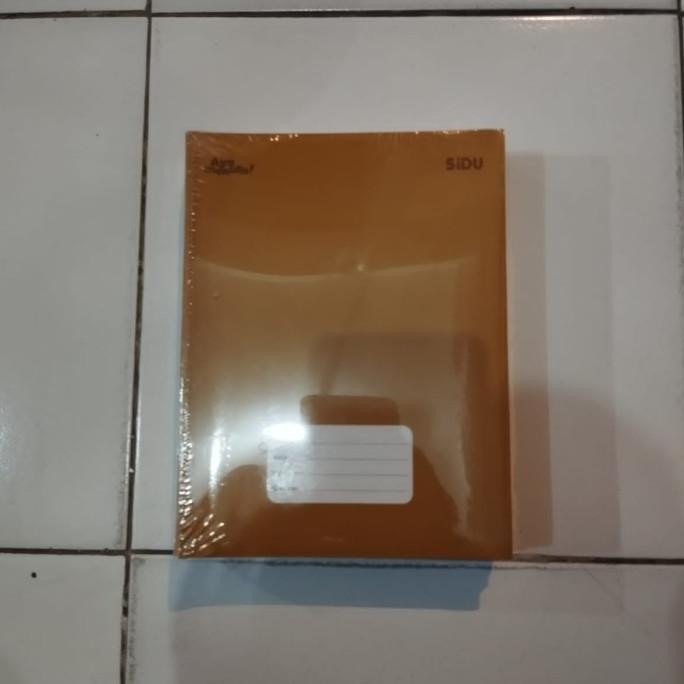 

Buku tulis sidu sampul coklat isi 40 lbr isi 10