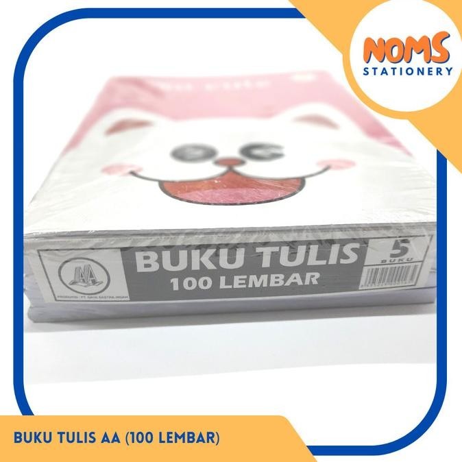 

Buku Tulis AA Isi 100 Lembar ( Isi 5 buku )