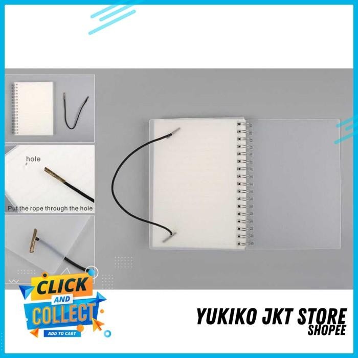 

BUKU TULIS CATATAN POCKET BINDER NOTEBOOK AGENDA PLANER POLOS A6 YUKIKO STORE MENCENGANGKAN!!