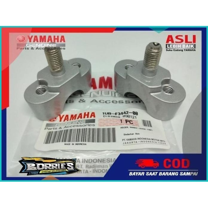 RAISER KLEM KLEMAN STANG STIR SETIR BAWAH FINO XRIDE ORIGINAL ASLI YAM