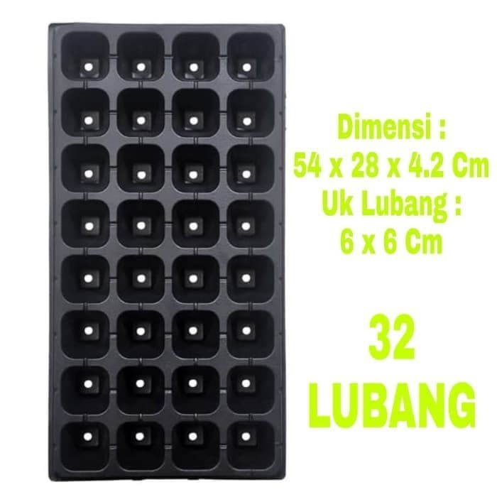 TRAY SEMAI 32 LUBANG / TRAY SEMAI HIDROPONIK / TRAY SEMAI