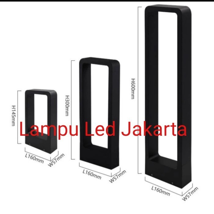 Lampu Taman Standing 7W 12W. Lampu Pilar Taman Stand Outdoor Led Ip65 Lampu