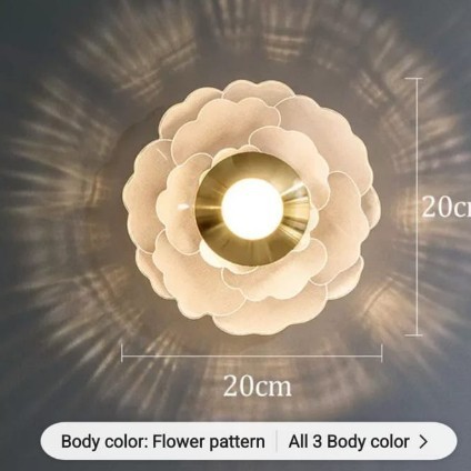 Lampu Dinding Kamar Tidur Teras Ruang Tamu Mewah 3Warna Dekorasi Hotel Lampu