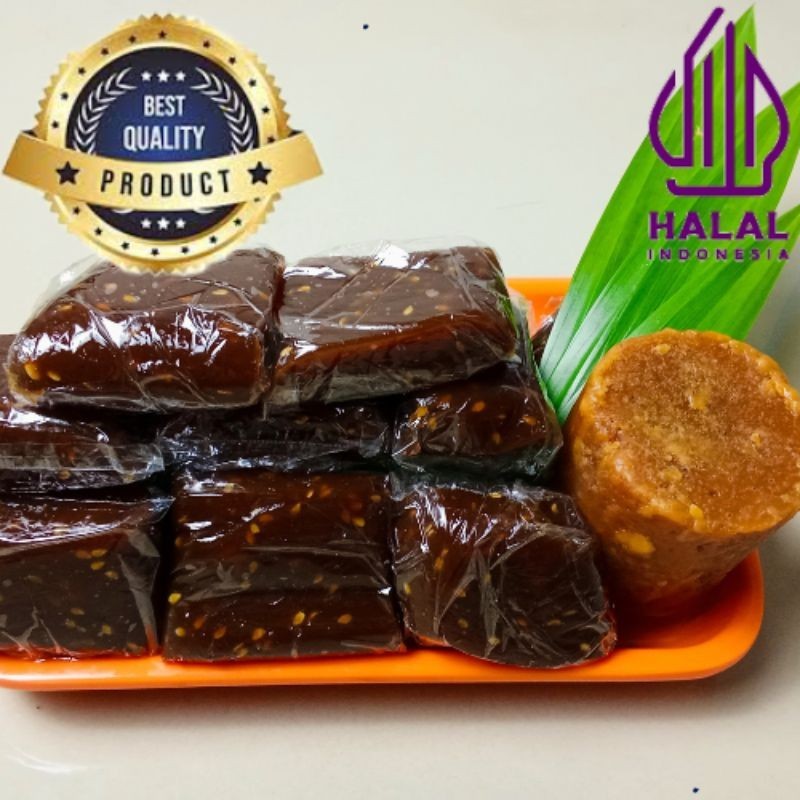 

Dodol/jenang,ketan,wijen,gula,jawa½kg,asli,sokaraja,Banyumas.