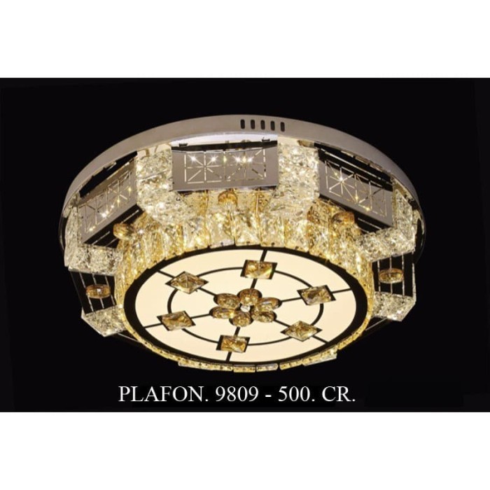 Lampu Plafon Led Kristal / Lampu Hias / Lampu Kristal 9809-500 Lampu