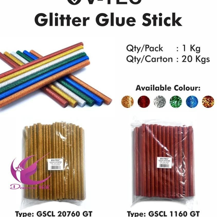 

Lem Lem Bakar V-Tec Glue Sti Glitter Kemasan 1Kg