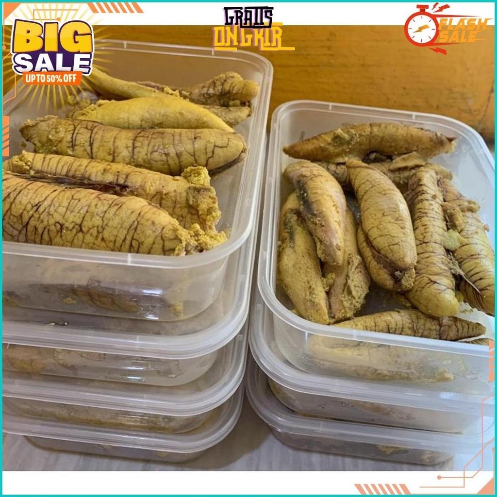 

Telur Ikan Tenggiri Ungkep Bumbu Kuning Fresh Enak Bisa Cod