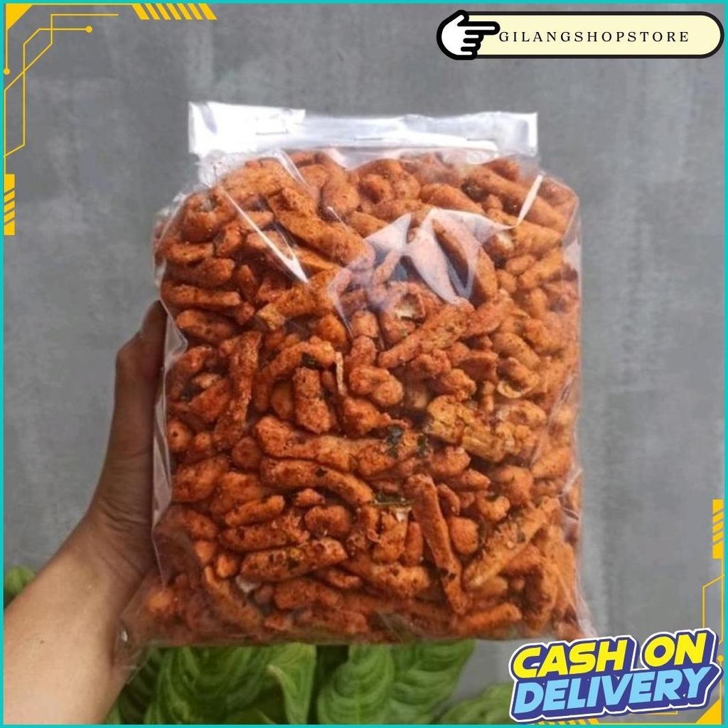 

Basreng Pedas Daun Jeruk Nikmat 1Kg + Free Bonus Original Produk