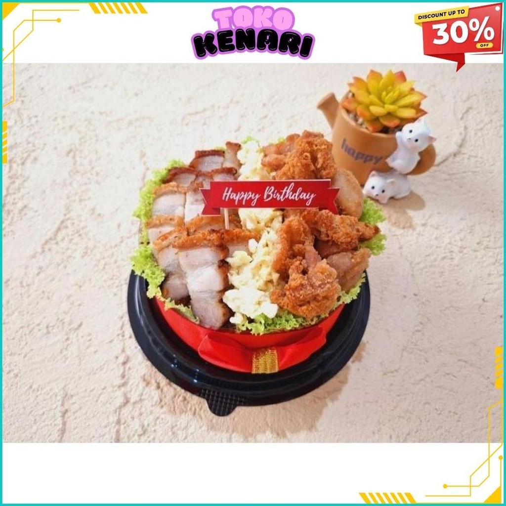 

Couple Pork Cake 2 Orang (2 Lauk) By Poku Poku - Birthday Anniversary Food Hampers Ulang Tahun Terlaris