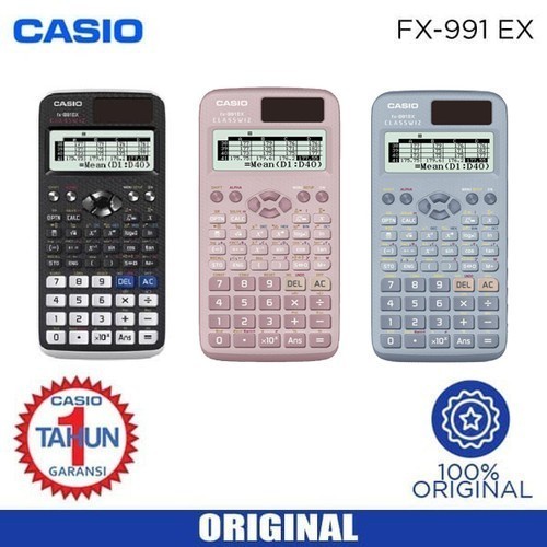 

Ready Kalkulator Ilmiah CASIO fx-991EX Calculator Scientific 991 EX