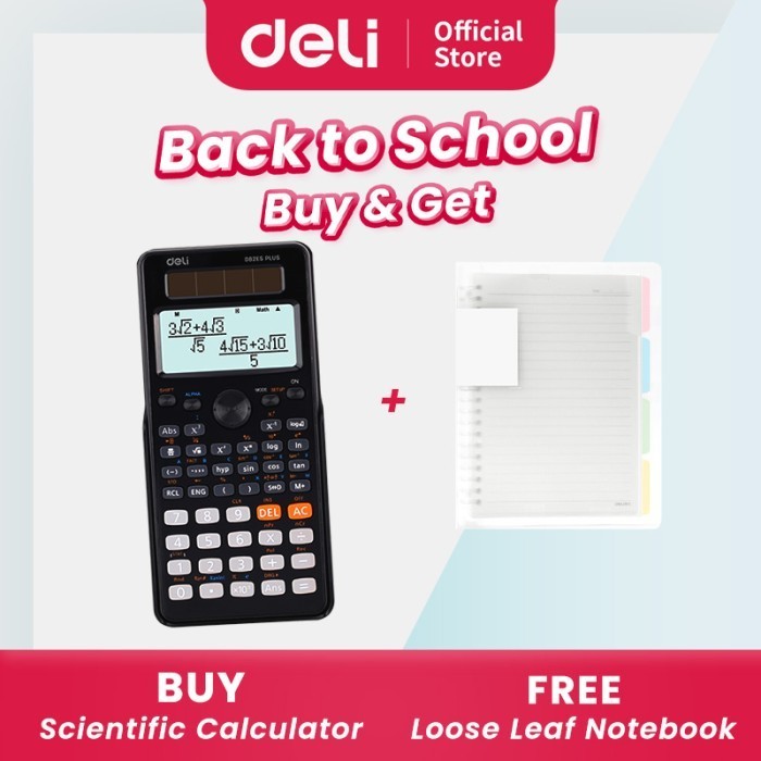 

Ready Deli ED82ES Calculator/Kalkulator-252F Scientific Calculator