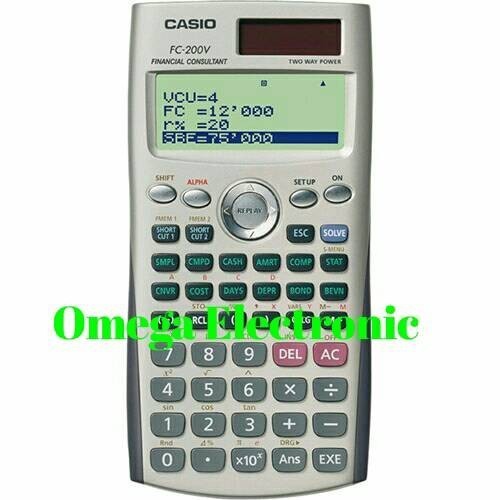 

Ready Casio FC 200 V Financial Calculator