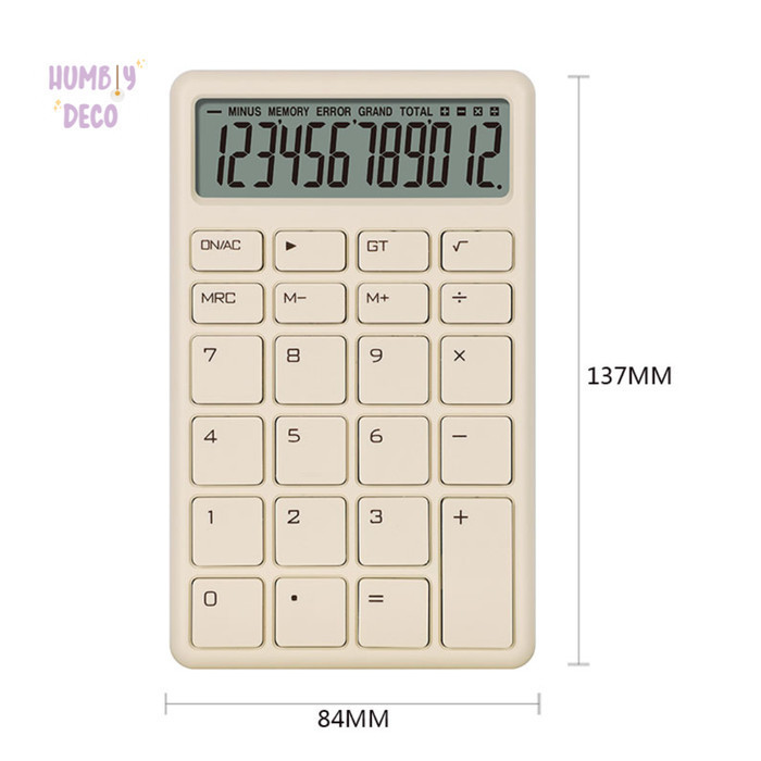 

Ready Korean Aesthetic Digital Chocolate Calculator Portable Stationery