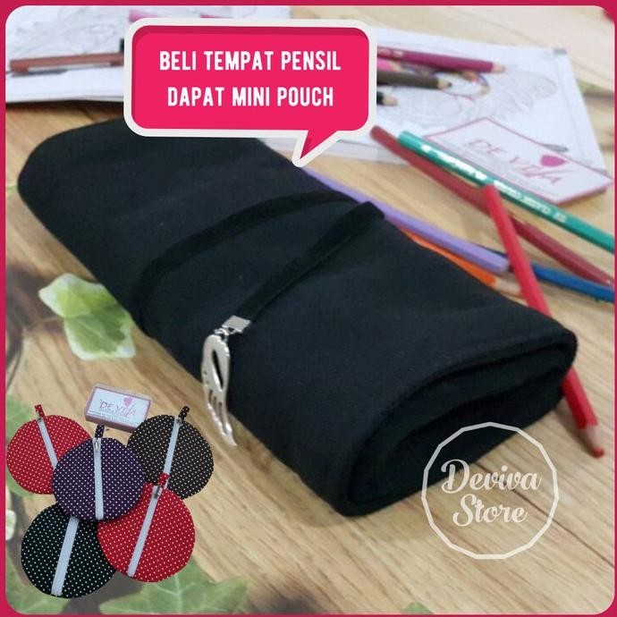 

TEMPAT PENSIL GULUNG / ROLL PENCIL CASE/ TEMPAT PENSIL UNIK LUCU