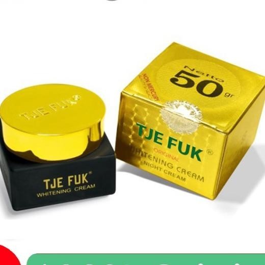Tje Fuk Whitening Night Cream Krim Wajah Malam Aman Bpom 50Gr