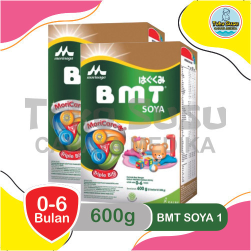 Ready MORINAGA BMT SOYA 0-6 BULAN 600 gr I Susu Bayi Alergi susu sapi