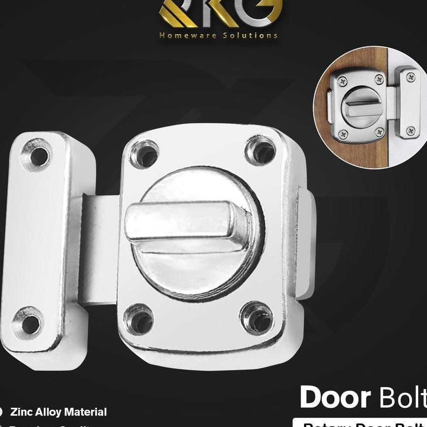 Rkg Grendel Pintu Kotak Bolak Balik Besar / Grendel Pintu Putar