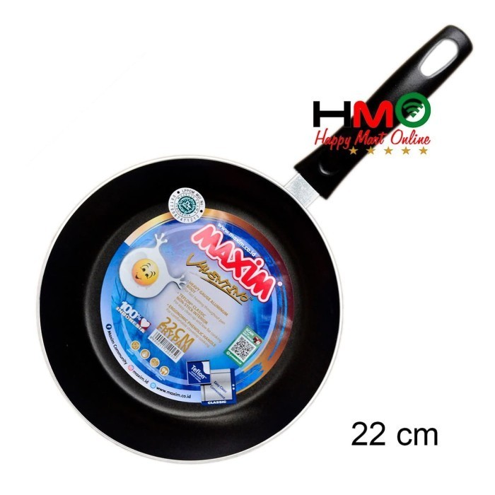 Frypan Teflon Wajan Teflon Anti Lengket Maxim Valentino 22Cm Teflon