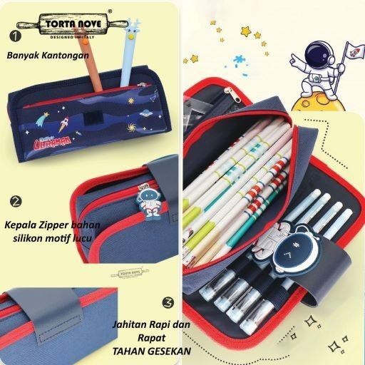 

Tempat Pensil Anak Sekolah Ultraman Astronot Unicorn Kotak Pensil Kain
