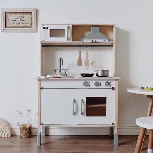 Nunukids Nona Kitchen Set Mainan Kayu Anak Masak Dapur Pretend Play