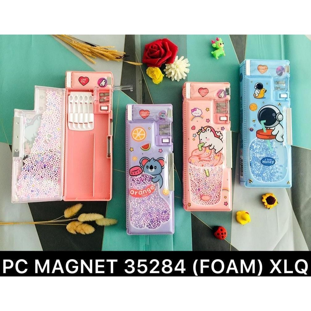 

LNB-1217 KOTAK PENSIL MAGNET ada SPRINGKLE PENCIL CASE Berkualitas
