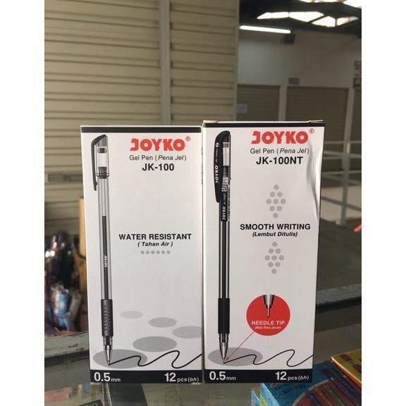 

er-23 Pulpen Gell Joyko Jk-100/Jk-100NT 0.5mm (1pak/12pcs) Sale