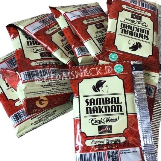 

Sambal Naknan Sachet 1 Pa Isi 50 Pcs Pedas Level 3 Sambal Praktis